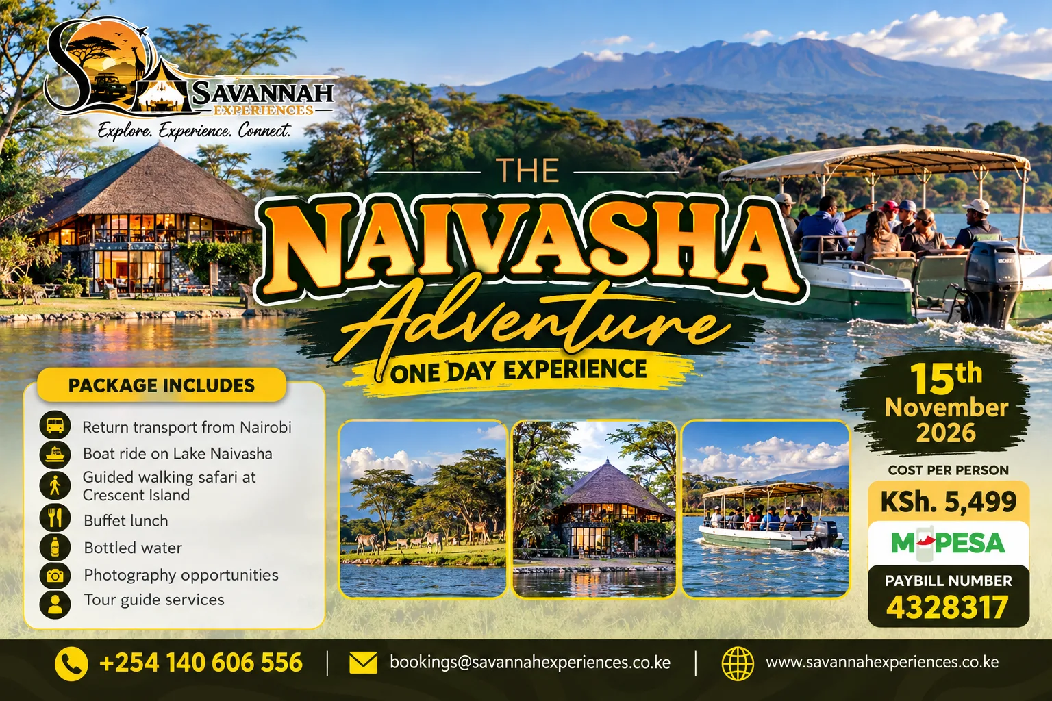 Naivasha Day Escape _ 15th November 2026